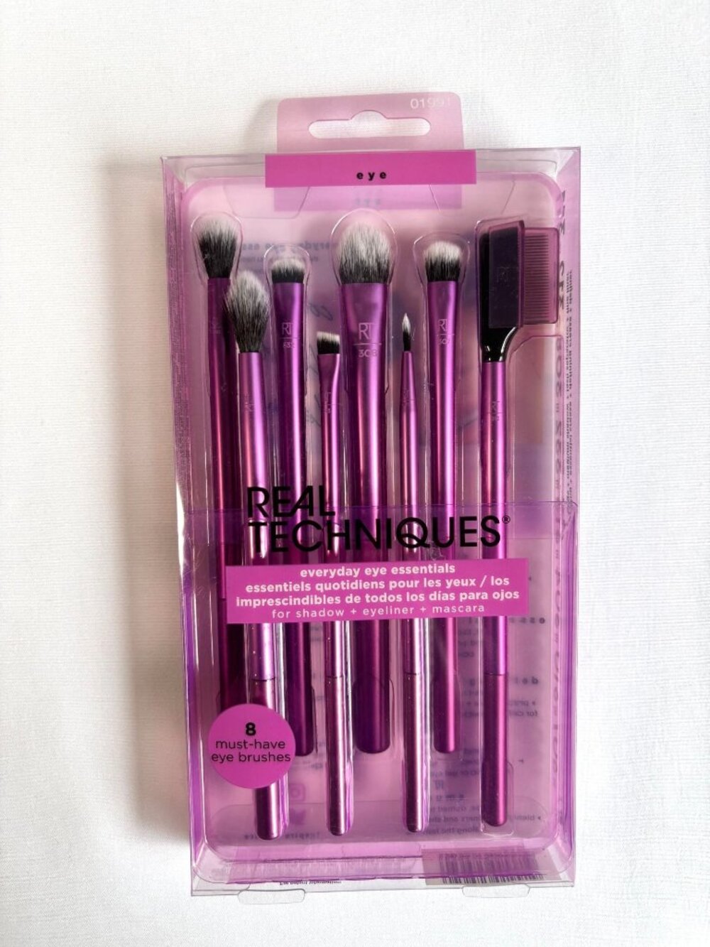 Real Techniques Everyday Eye Essentials 8-Piece Brush Set
